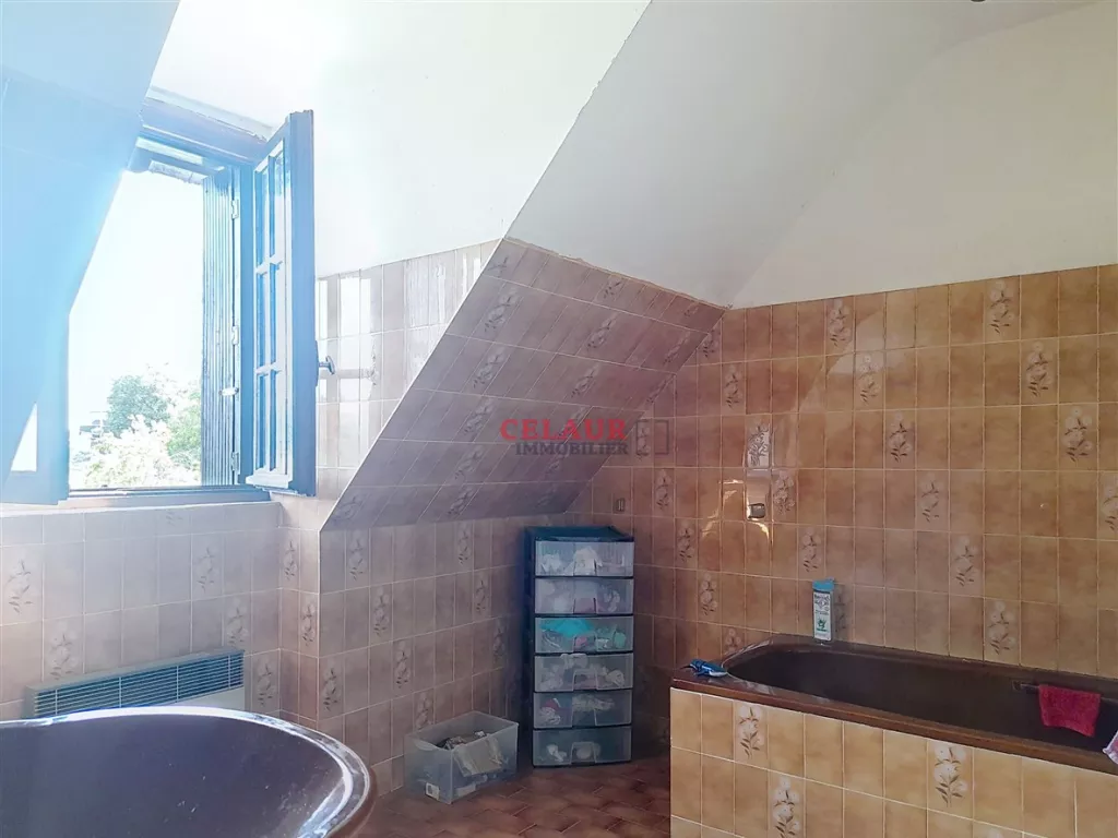 Maison familiale, sous-sol total et jardin.