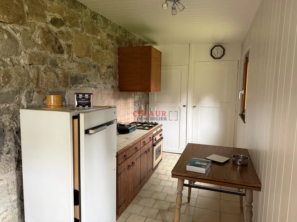 Maison de bourg en campagne avec garage et terrain